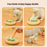 猫玩具厂家-飞羽棒旋转