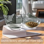 高架猫碗供应商-15度倾斜双碗