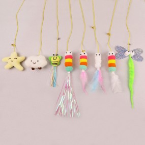 Cat Teasing Stick Factory - Retractable Elastic Rope Feather