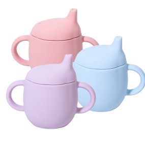 训练杯供应商-代工硅胶幼儿杯
