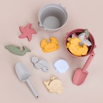 沙滩玩具供应商-硅胶桶铲6模具