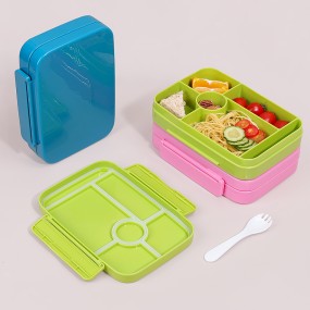 食品容器供应商-塑料防漏5格