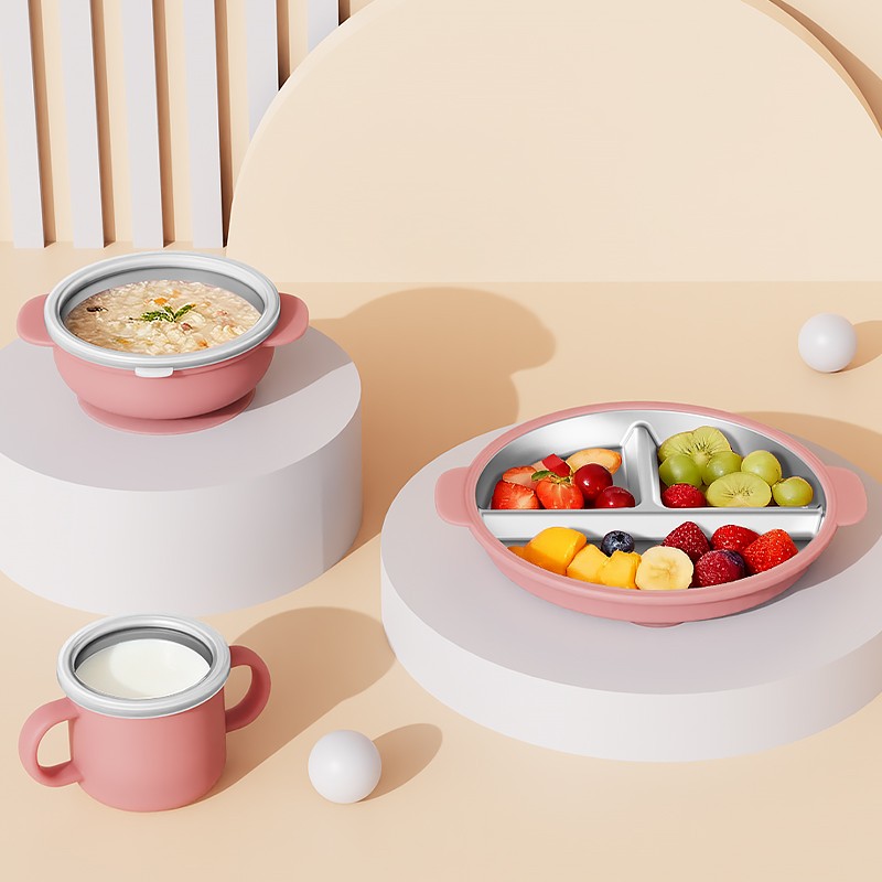 Kids Plates Supplier - BPA Free Easy Clean Compartments