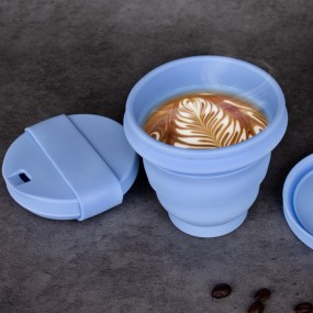 折叠杯厂家-便携8/10/12盎司口袋