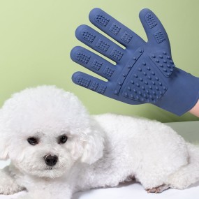 狗刷手套厂家-可重复使用硅胶清洁