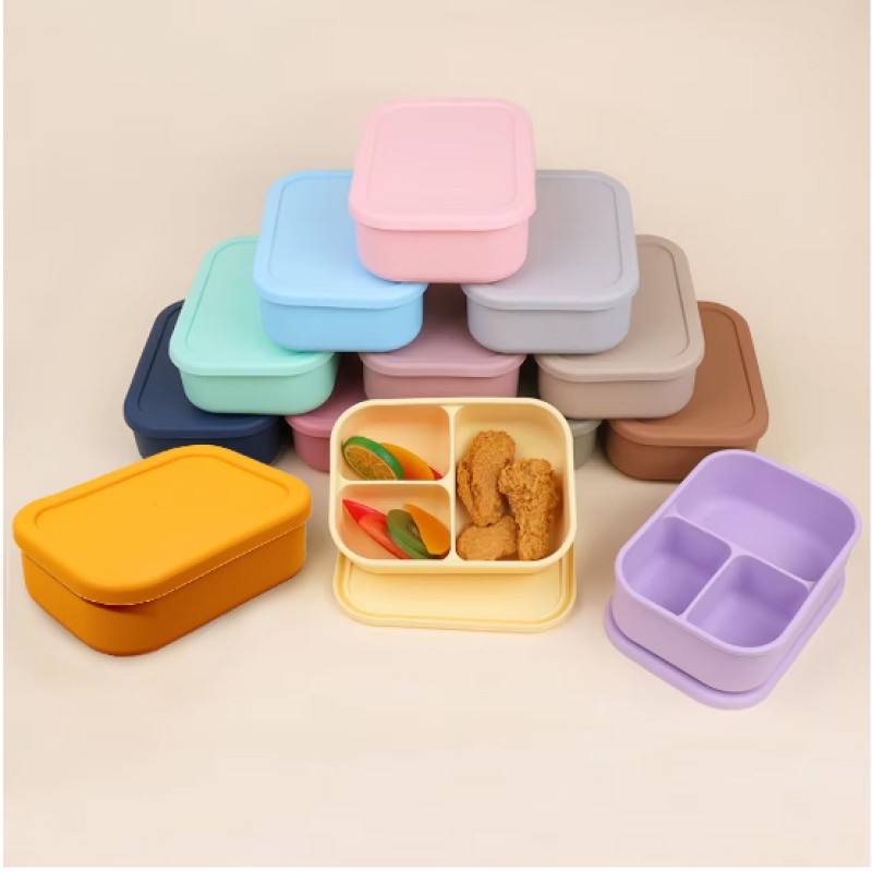 Lunch Bento Box Factory - Microwave Safe Kid-Safe Leakproof