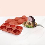 硅胶模具供应商-6腔球形烘焙模