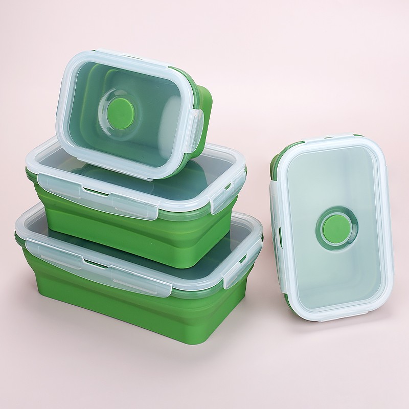 Bento Lunch Box Manufacturer - Foldable Stackable 4 Pack