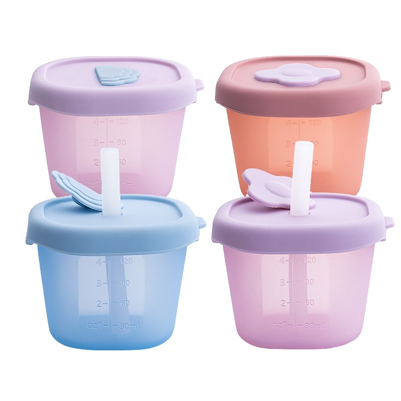 Baby Snack Box Supplier - Leakproof Lid 0-12 Months
