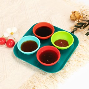 Silicone Kitchen Set Factory - 4pcs Pinch Mini Bowl