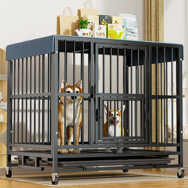 金属犬舍厂家-大型重型可锁