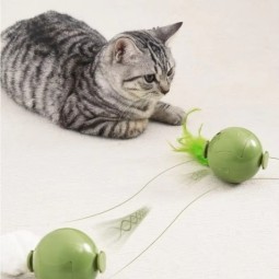 猫玩具球生产商-训练逗趣绳球
