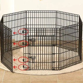 Dog Cages Factory - OEM Durable Metal Wire Crate
