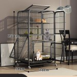 猫笼生产商-室内豪华金属犬舍