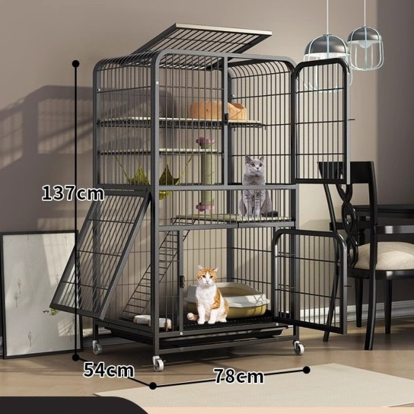 猫笼生产商-室内豪华金属犬舍