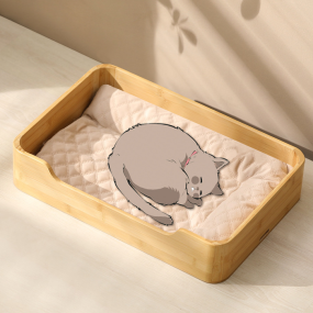 加热宠物床厂家-自发热动物图案