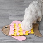 猫嗅闻垫厂家-鱼形可洗缓食