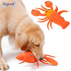 Dog Snuffle Toy Manufacturer - Lobster Design Nylon Washable