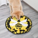 嗅闻毯供应商-圆形设计舔食嗅闻