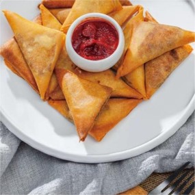 IQF Frozen Samosa Manufacturer - Halal Chinese Snack Wholesale Fried Food