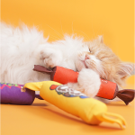 猫薄荷玩具生产商-糖果造型发声磨牙