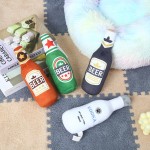 宠物发声玩具生产商-啤酒瓶造型毛绒