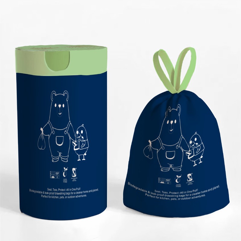 Pet Poop Bag Wholesale - OEM Drawstring Tear Free Thick