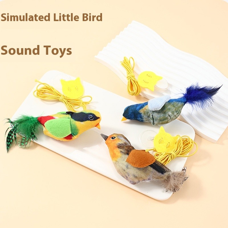 Cat Bird Toy Factory - OEM Simulation Hanging Voice Calling