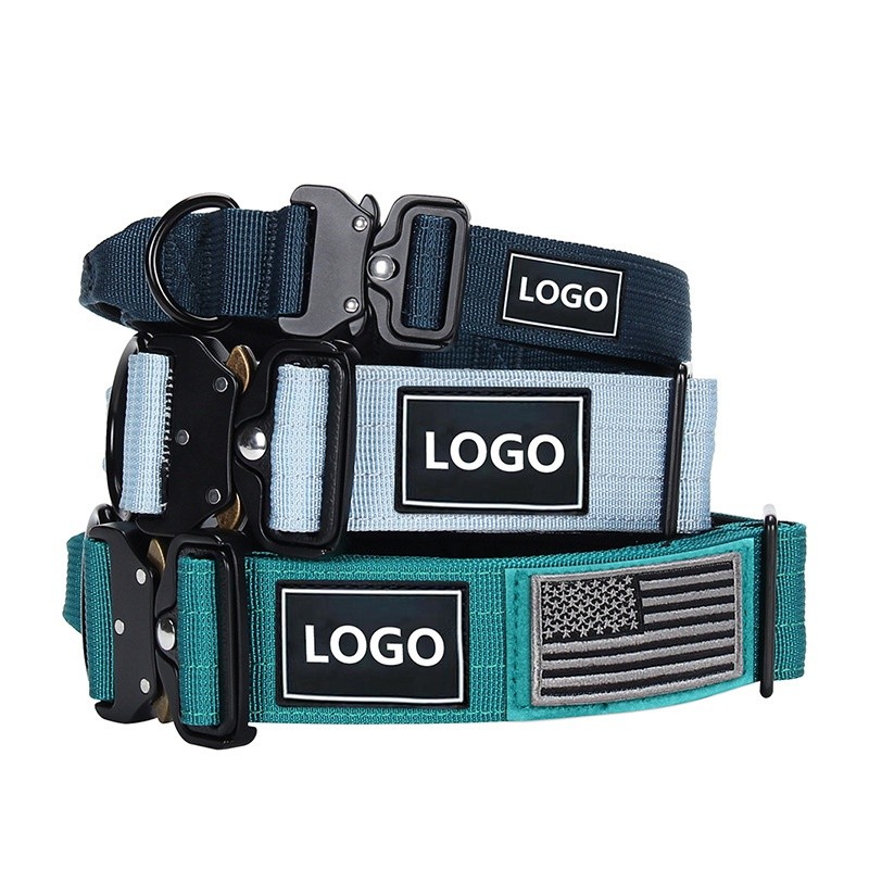Tactical Dog Collar Factory - OEM Nylon Explosion-Proof Rivet