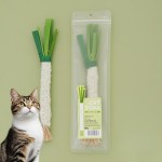 猫咬胶玩具供应商-毛毡仿真葱逗猫