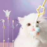 猫玩具供应商-便携仙女逗猫棒