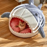 Pet Sleeping Nest Manufacturer - Shark Shaped Soft Cute