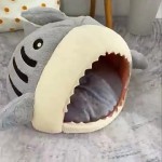 Pet Sleeping Nest Manufacturer - Shark Shaped Soft Cute