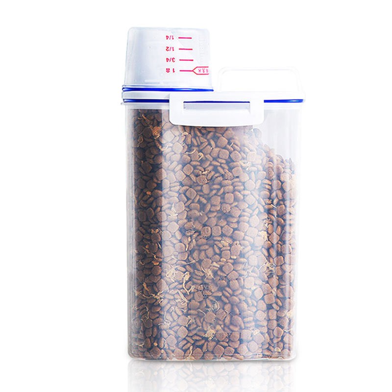 Pet Food Container Factory - Large Capacity Square Kitchen