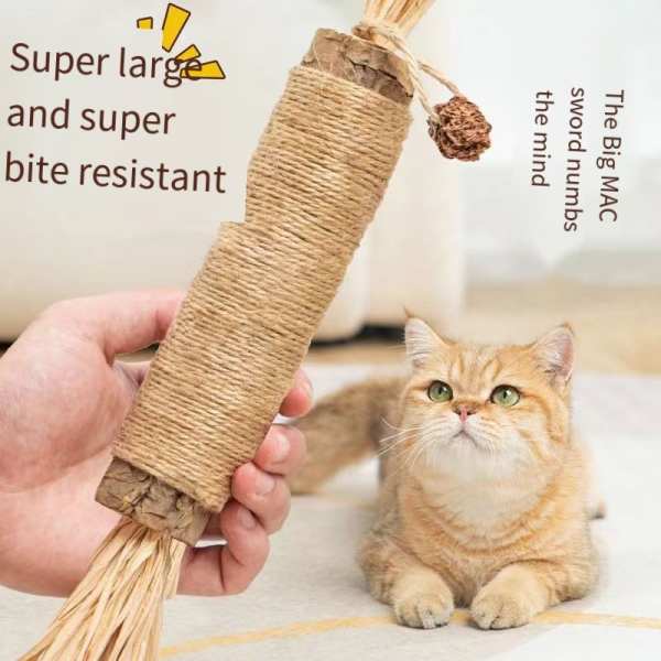 猫咬棒供应商-麻绳拉菲草洁齿