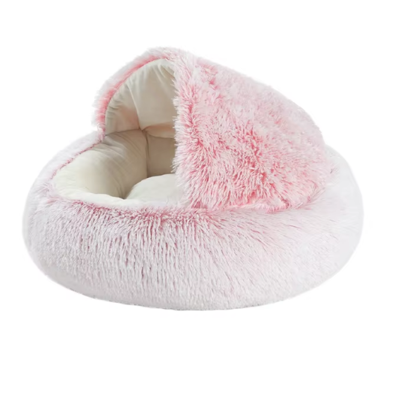 Pet Sleeping Bag Factory - Half Enclosed Plush Nest