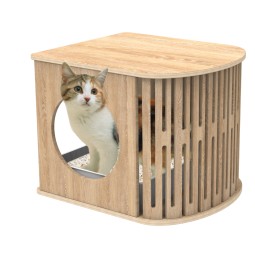 猫砂盆厂家-封闭窝绿色植物设计