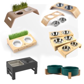 Pet Mat Supplier - Wooden Elevated Unique Print Pattern