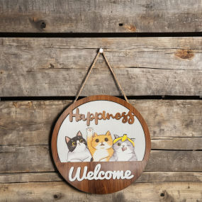 Pet Wall Decor Manufacturer - Custom Wood Plaque Welcome Sign