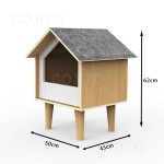 木质猫屋供应商-户外室内可拆卸