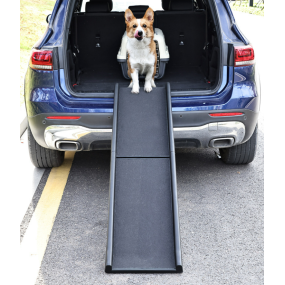 狗梯厂家-4级木质折叠防滑