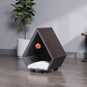 Multi-Function Cat House Supplier - 3-in-1 Removable Felt Bed
