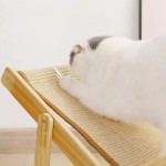 剑麻猫床厂家-几何木质桌家具