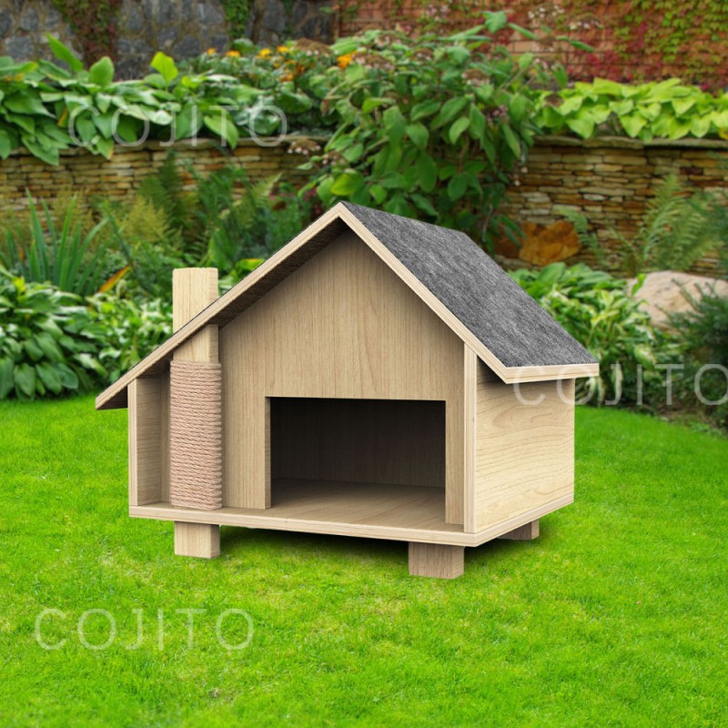 Outdoor Pet House Factory - Solid Windproof Waterproof Round