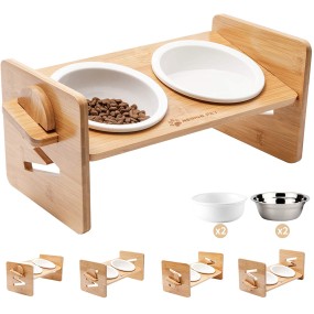 Elevated Pet Bowl Supplier - Grass Planting Groove Design