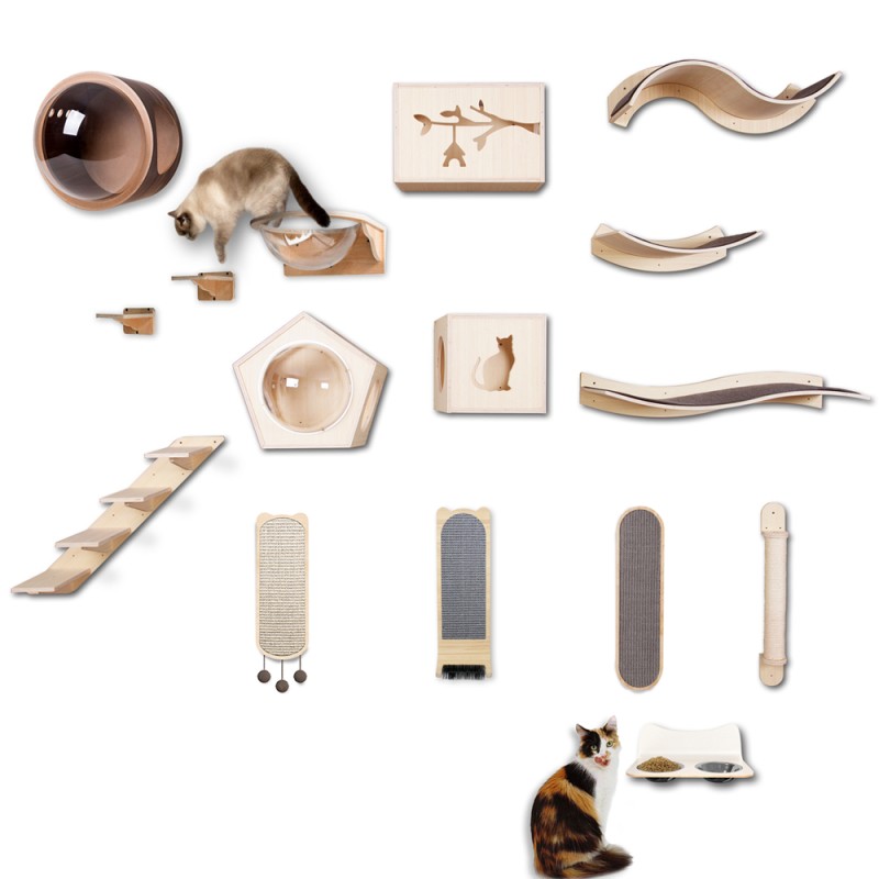 Wall Mounted Cat Shelves Supplier - Jump Platform Condo