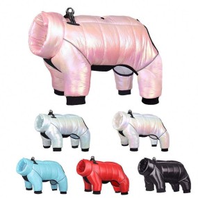 Dog Snowsuit Supplier - Furry Collar Harness Reflective