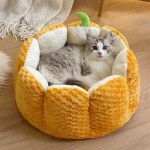 南瓜宠物床供应商-秋冬猫狗窝