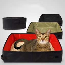 猫砂盆供应商-牛津布便携防水折叠