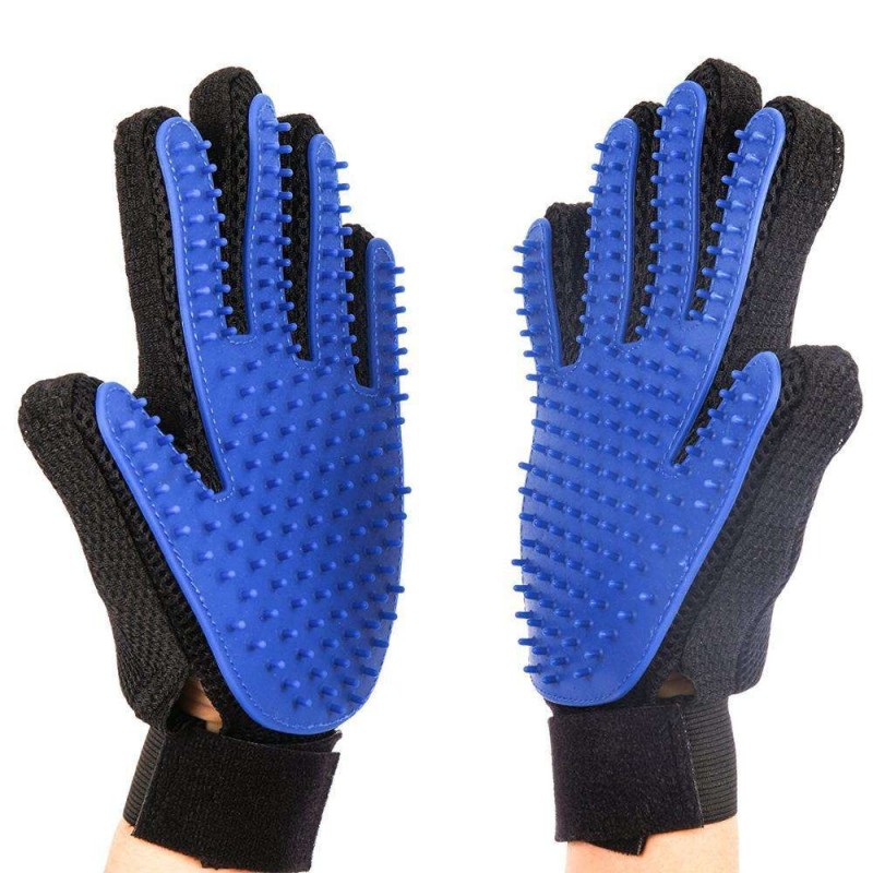 Dog Grooming Mitt Manufacturer - Five-Finger Silicone Massage